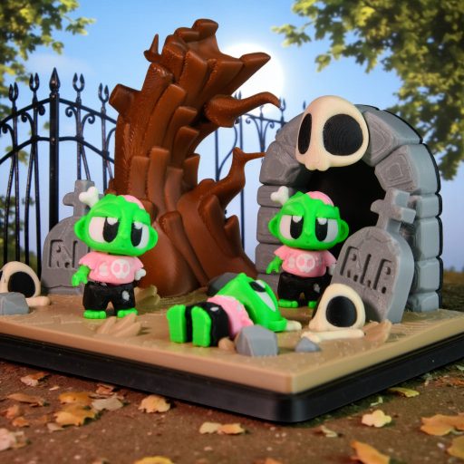 Zombi Srác és Kripta Jelenet