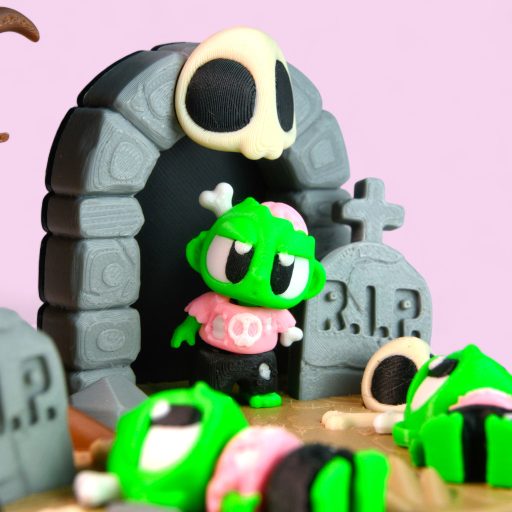 Zombi Srác és Kripta Jelenet