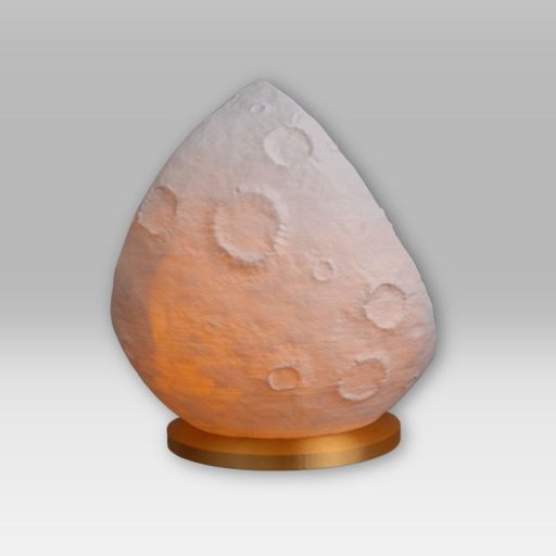 Holdbéli Mese Világító Téli Falu - Időzítős LED Holdlámpa (14 cm)