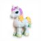 Szivárványos Varázs unikornis figura – színpompás mozgatható játszótárs