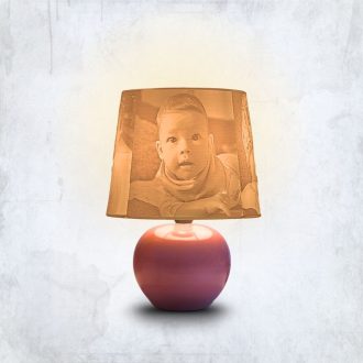 Aura fényképes lámpa - Vintage Pink