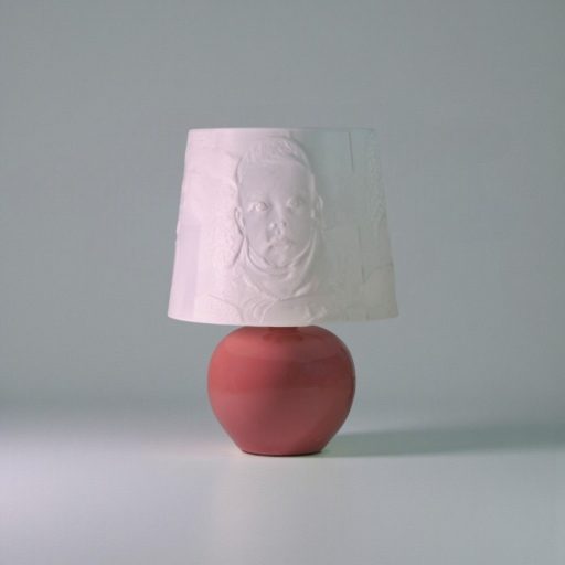 Aura fényképes lámpa - Vintage Pink