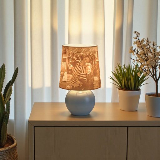 Aura fényképes lámpa - Klasszikus szürke