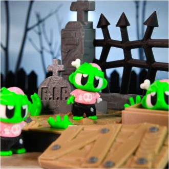 Zombi Srác és Temetői Jelenet