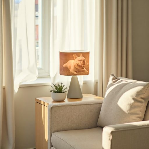 Nalani fényképes lámpa - Panoráma Szürke