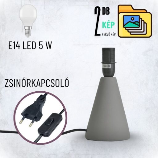 Nalani fényképes lámpa - Panoráma Szürke