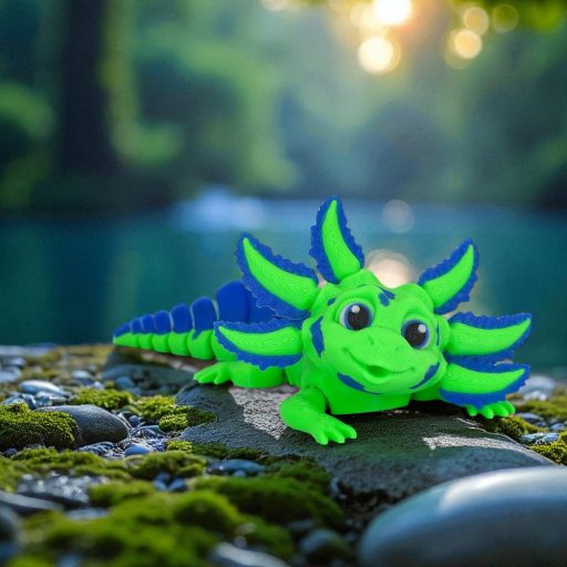 Loretti, a kíváncsi axolotl "L"