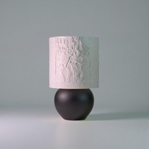 Aura fényképes lámpa - Henger nagy fekete