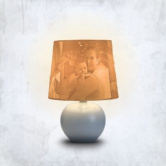 Aura fényképes lámpa - Vintage szürke