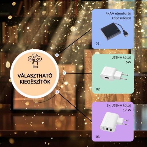 Emlékfény – Portré litofán kép kerettel (2:3)