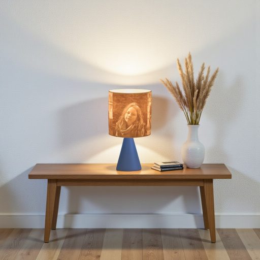 Nalani fényképes lámpa - Henger nagy