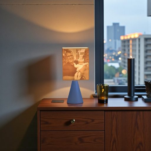 Nalani fényképes lámpa - Hasáb