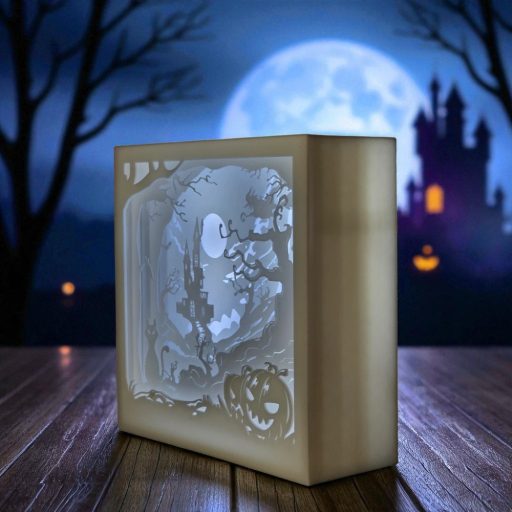 Kísértetkastély – 3D világító Halloween dekor