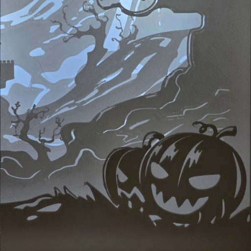 Kísértetkastély – 3D világító Halloween dekor