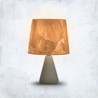 Nalani fényképes lámpa - Vintage Szürke