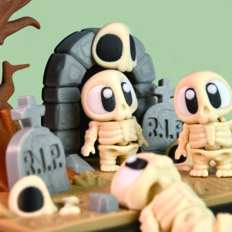 Csontváz és Kripta Jelenet