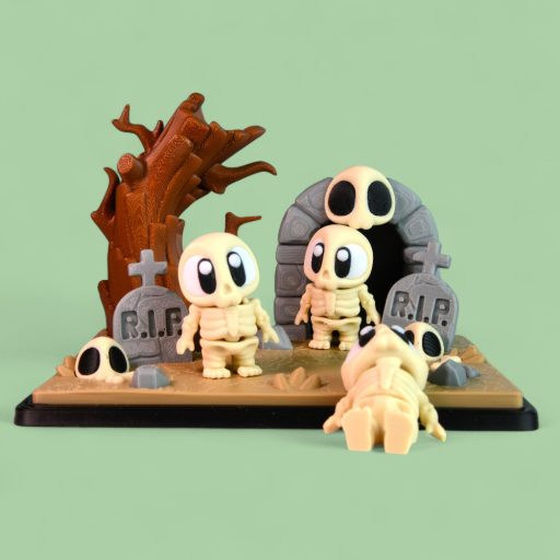 Csontváz és Kripta Jelenet