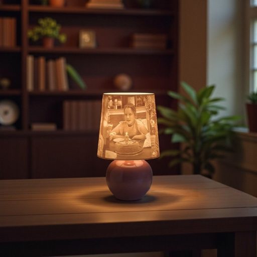 Aura fényképes lámpa - Klasszikus Pink