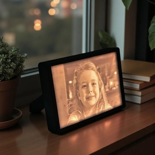 Emlékfény – Panoráma litofán kép kerettel (3:2)