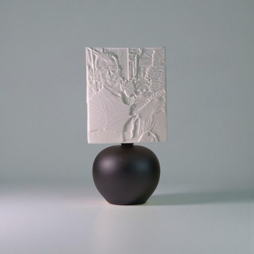 Aura fényképes lámpa - Hasáb fekete