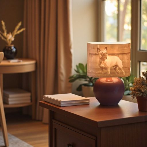 Aura fényképes lámpa - Panoráma Pink