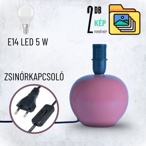 Aura fényképes lámpa - Panoráma Pink