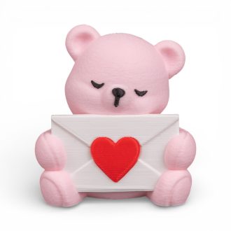 Szerelmes Levél Hírnöke Maci Kulcstartó Egyedi Betűvel