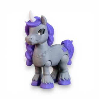   Éjszakai Csillagfény unikornis figura – holdfényes unikornis mozgatható végtagokkal