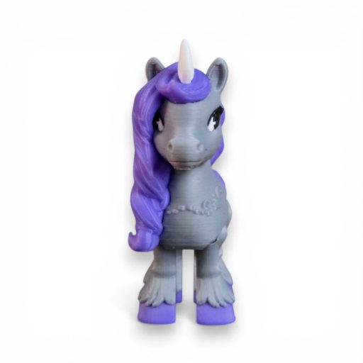 Éjszakai Csillagfény unikornis figura – holdfényes unikornis mozgatható végtagokkal