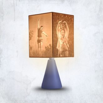 Nalani fényképes lámpa - Hasáb nagy