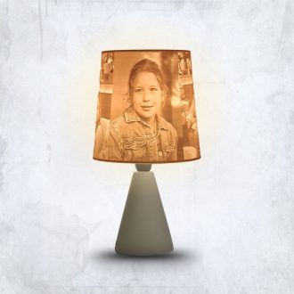 Nalani fényképes lámpa - Klasszikus Szürke