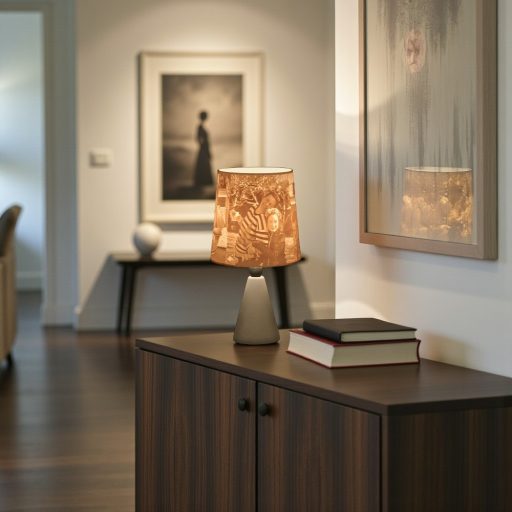 Nalani fényképes lámpa - Klasszikus Szürke