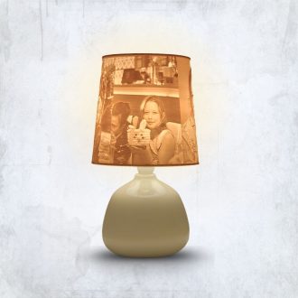   Személyre Szabott Fényképes 3D Lámpa - Egyedi Éjjeli Fény Saját Fotóval - Bézs Klasszikus - Ellie