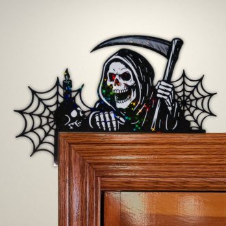 Kaszás Ajtó Dekoráció