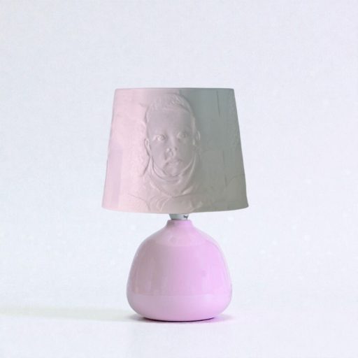 Személyre Szabott Fényképes 3D Lámpa - Egyedi Éjjeli Fény Saját Fotóval - Pink Vintage - Ellie