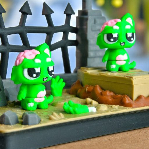 Zombicica és Temetői Jelenet