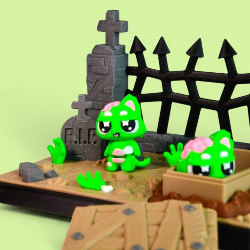 Zombicica és Temetői Jelenet