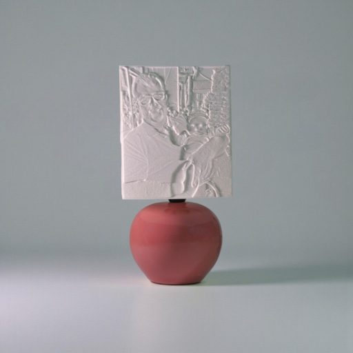 Aura fényképes lámpa - Hasáb Pink