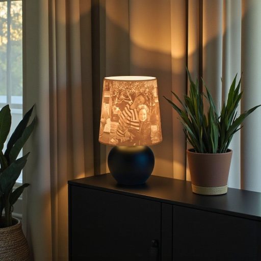 Aura fényképes lámpa - Klasszikus fekete