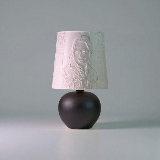 Aura fényképes lámpa - Klasszikus fekete