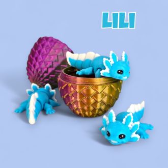 Lili, a varázslatos axolotl "M"
