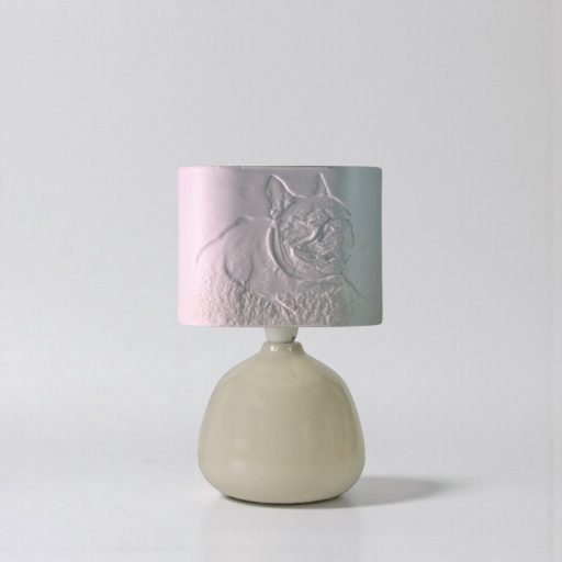 Személyre Szabott Fényképes 3D Lámpa - Egyedi Éjjeli Fény Saját Fotóval - Bézs Panoráma - Ellie