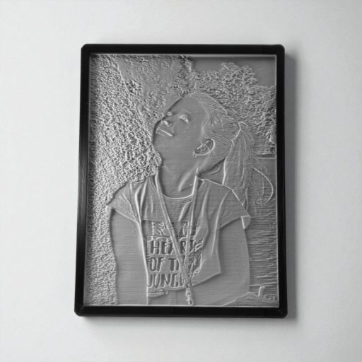 Emlékfény – Portré litofán kép kerettel (3:4)