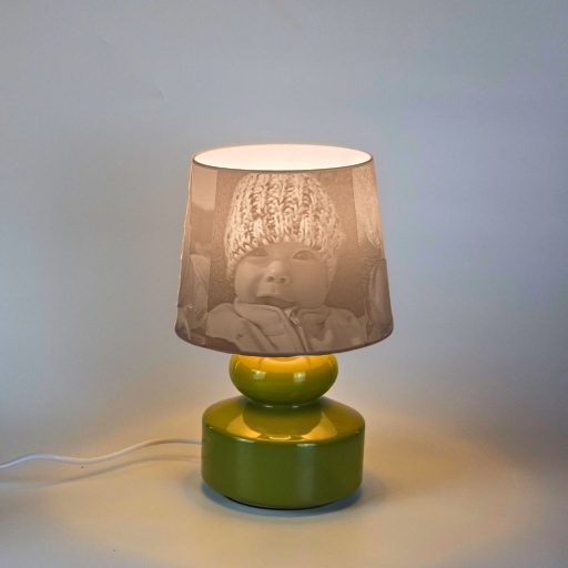 Elis fényképes lámpa - Vintage