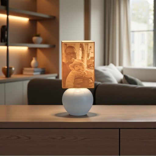 Aura fényképes lámpa - Hasáb