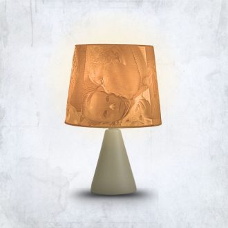 Nalani fényképes lámpa - Vintage Bézs