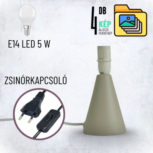 Nalani fényképes lámpa - Vintage Bézs