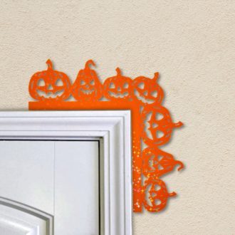 Töklámpás Sor Ajtó Dekoráció