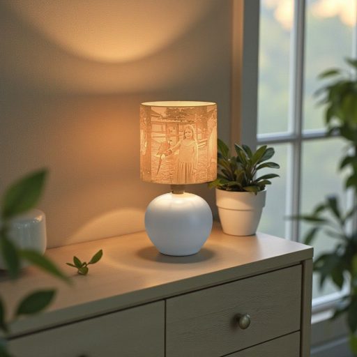 Aura fényképes lámpa - Henger