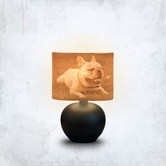 Aura fényképes lámpa - Panoráma fekete